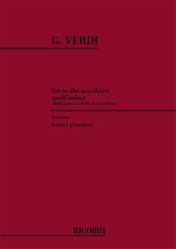 Un Ballo In Maschera: